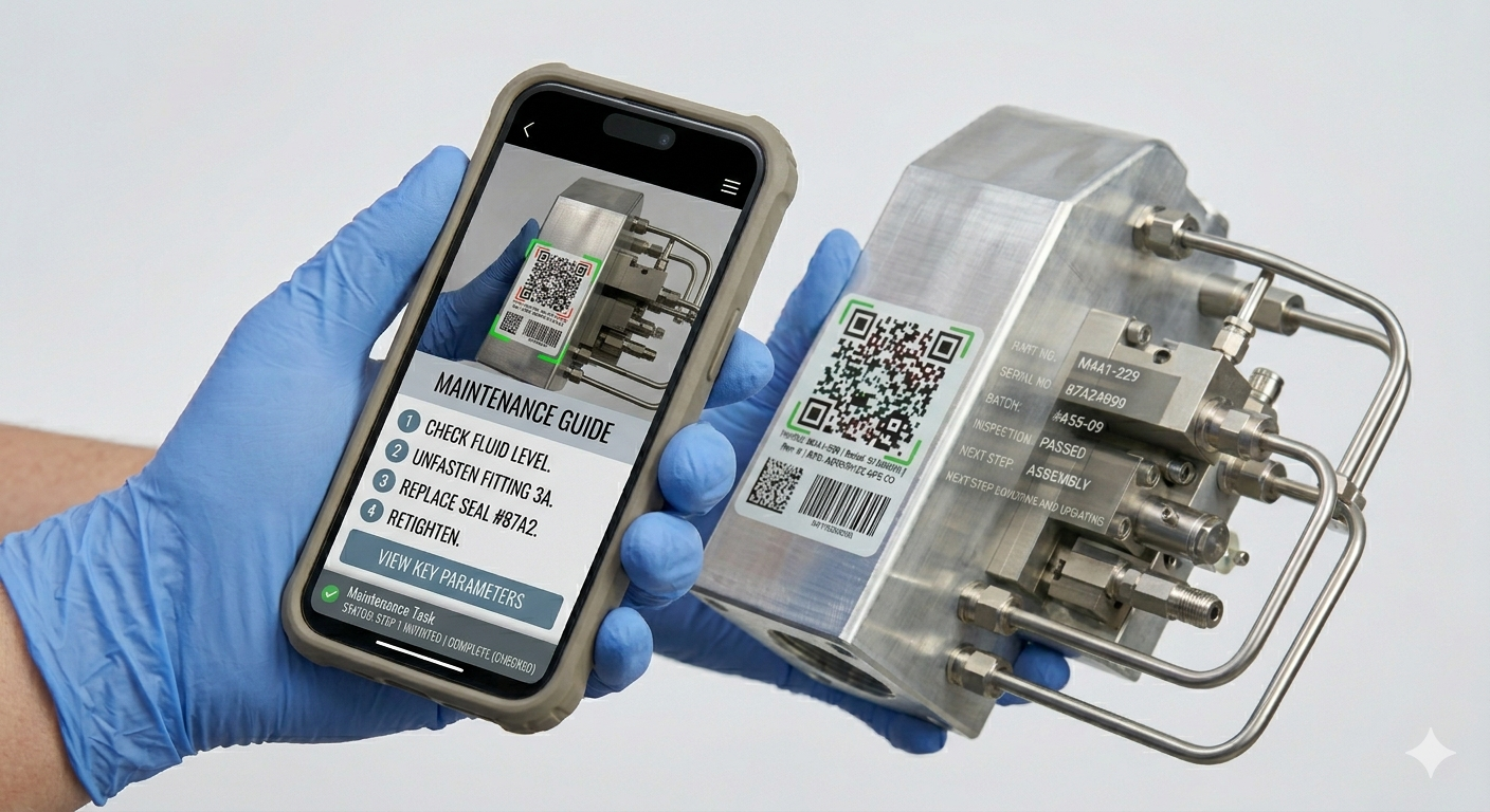 QR Code Bauteile